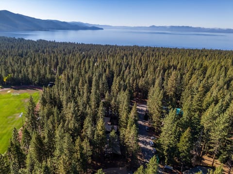 Aerial view from home to lake, approximatley 1.5 miles.