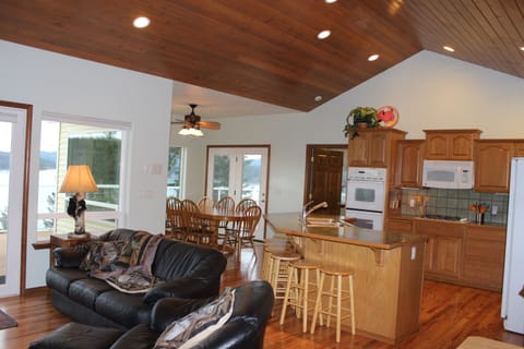 Large Open Floor Plan on Main Level Allows Everyone to Relax Together