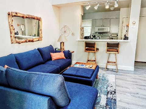 Looking into kitchen area.