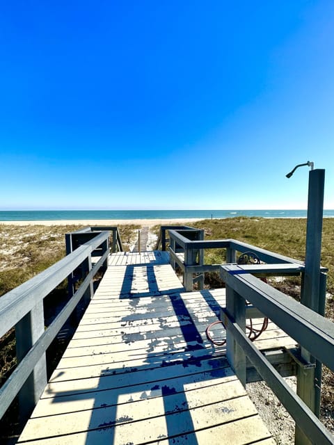 On the beach, beach towels