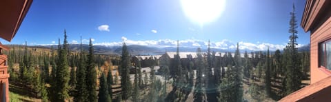 Amazing view from the Ptarmigan Range to Ten Mile Range off the back deck!