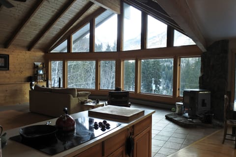 Enjoying the view from the kitchen. Great place to cook!