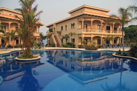 A rooftop pool, a heated pool