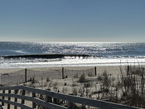 On the beach