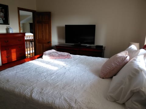 4 bedrooms, iron/ironing board, free WiFi, bed sheets