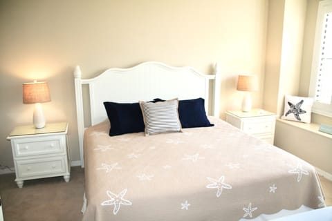 1 bedroom, premium bedding, iron/ironing board, travel crib