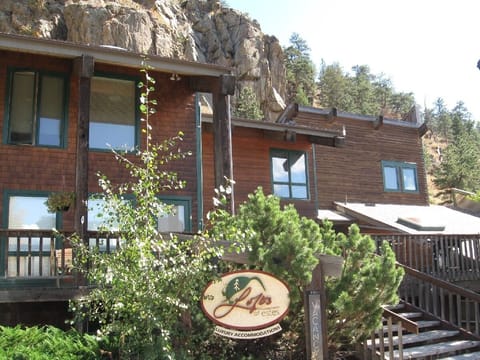 Premier location in downtown Estes Park, unit on two floors with bedroom in loft