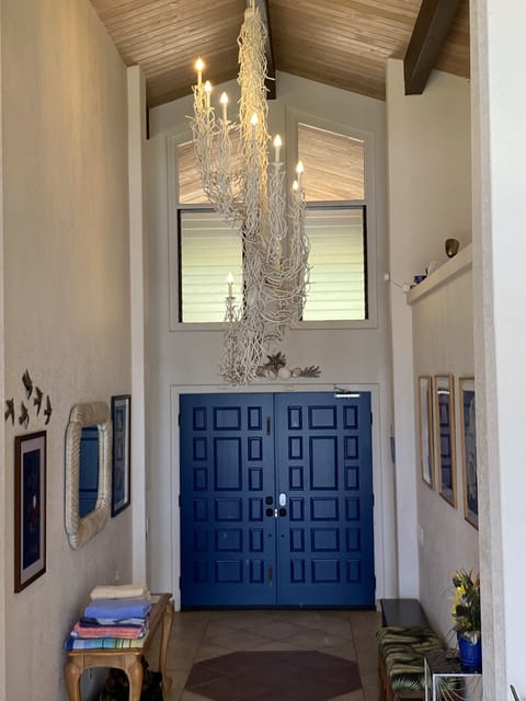 Inside entryway