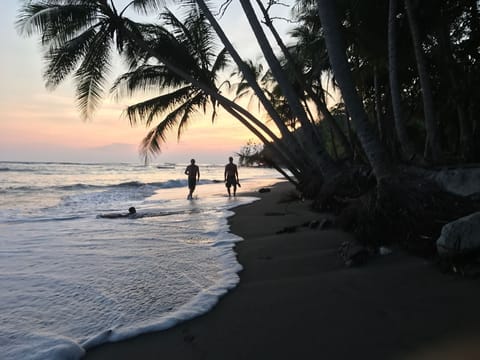 On the beach