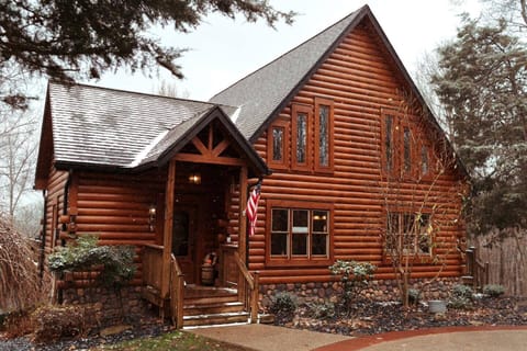 Cozy cabin in the woods