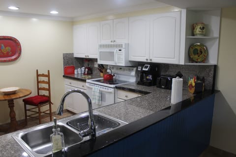 Fully Stocked Kitchen with All the Appliances and Granit Tile counters