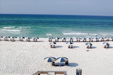 On the beach, beach towels