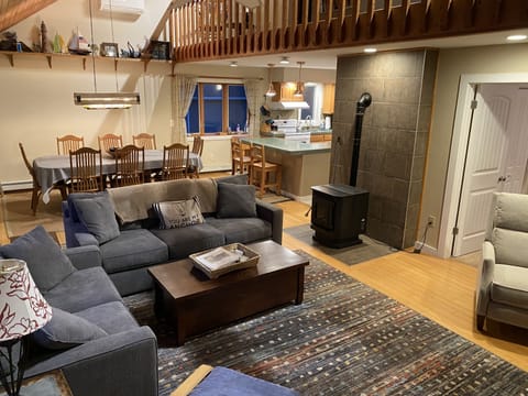 Great Room, with new sofas, 50" HDTV, Open Floor Plan