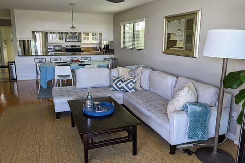 Open floor plan provides a 'great room' feel to the downstairs area