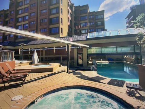 Indoor pool, outdoor pool