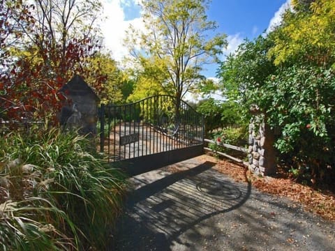 Private entry gate to property.