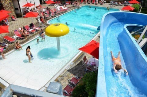 Indoor pool, outdoor pool