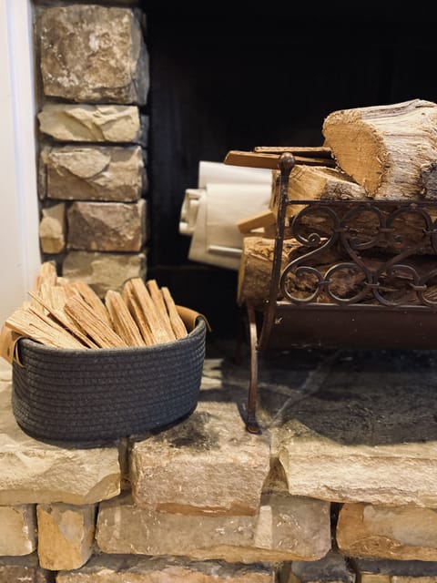 Fully stocked materials for the Fireplace