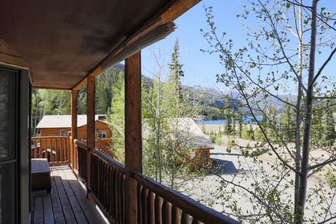 Two large porches with hummingbird feeders and views for miles!
