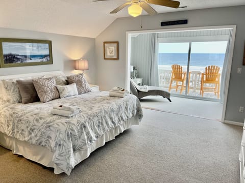 Large Oceanfront Master Bedroom & sitting area