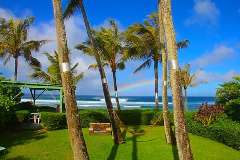 PARADISE FOUND! The home is directly on famous surf break! 'Backyards'