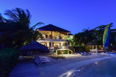 Villa from beach