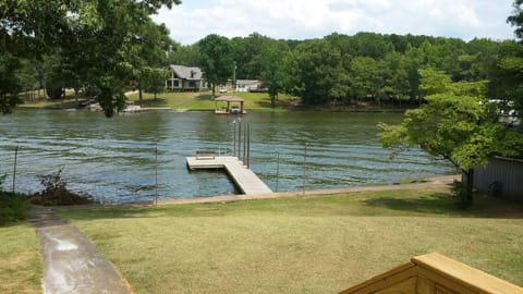 View of Dock and Cove from porch
