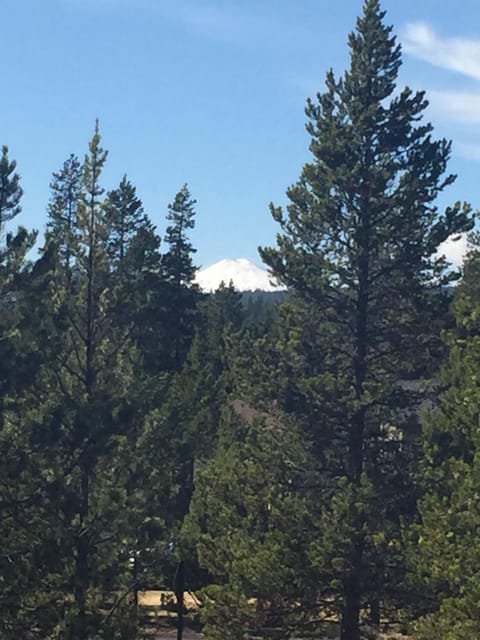 View of Mt. Bachelor from our upper deck (off of billiard room).