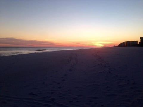 On the beach