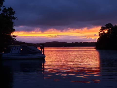 Sunset off dock
