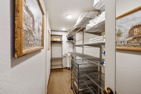 En suite 14’ long walk-in closet