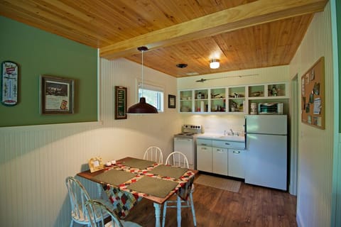 Guest cottage kitchen.