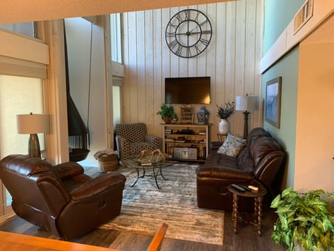 Living room is located on the main floor.