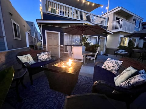 Enjoy a comforting fire on the patio in the evenings.