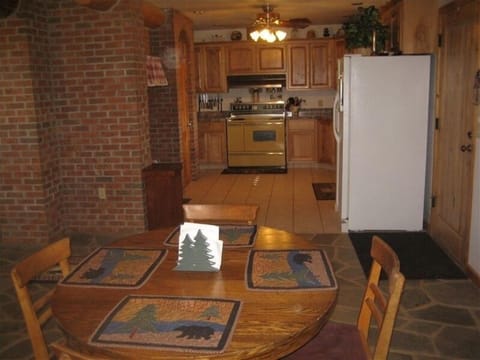 Downstairs Dining area and Fully Equipped Kitchen. Coffee's ready!