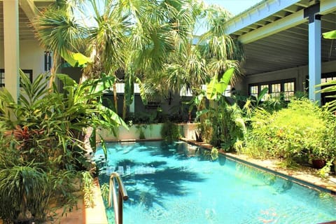 Indoor pool, a heated pool