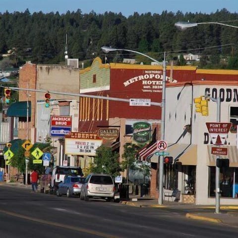 The Loft sits downtown on Main Street.