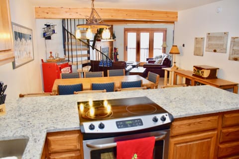 Kitchen View with New Granite/Sink/Faucet 
