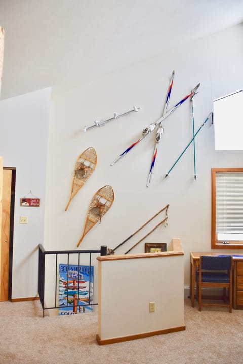 Upper Spiral Stair Case Down to First Level