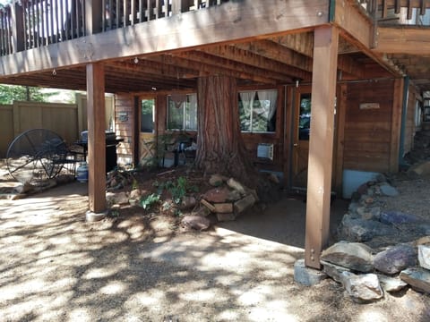 This is the lower level of the building.  Cabin #8