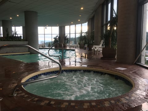 Indoor pool, a heated pool