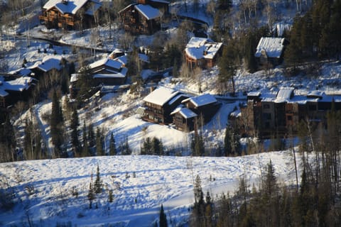 View of the house from Ted's Ridge ski run
