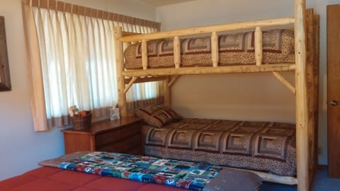 Bedroom 2 - XL twin over XL twin bunks and queen bed