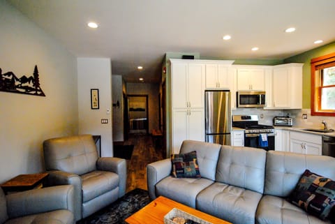 Living Area & Kitchen