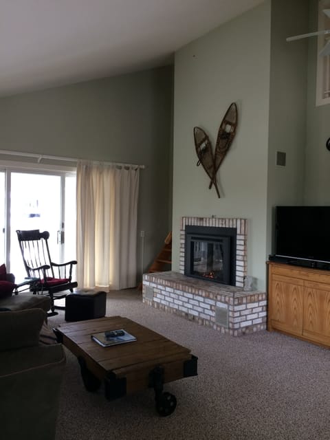 TV, fireplace, DVD player