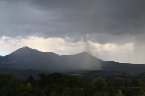 Summer shower over the West Elks.