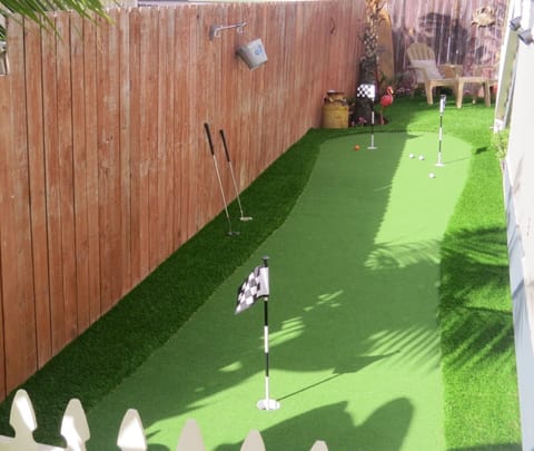 Golf clubs and golf balls included. Just add players!