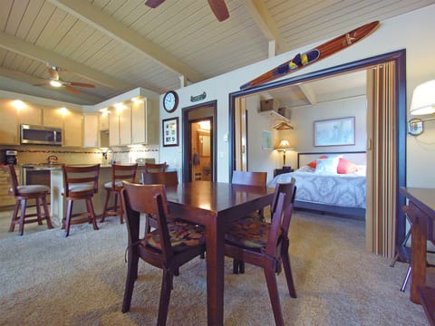 Enjoy an open floor plan with views from anywhere within the cabin!