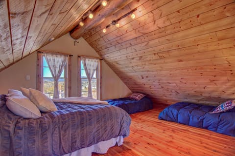 West facing loft area