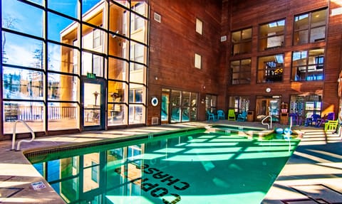 Indoor pool, a heated pool